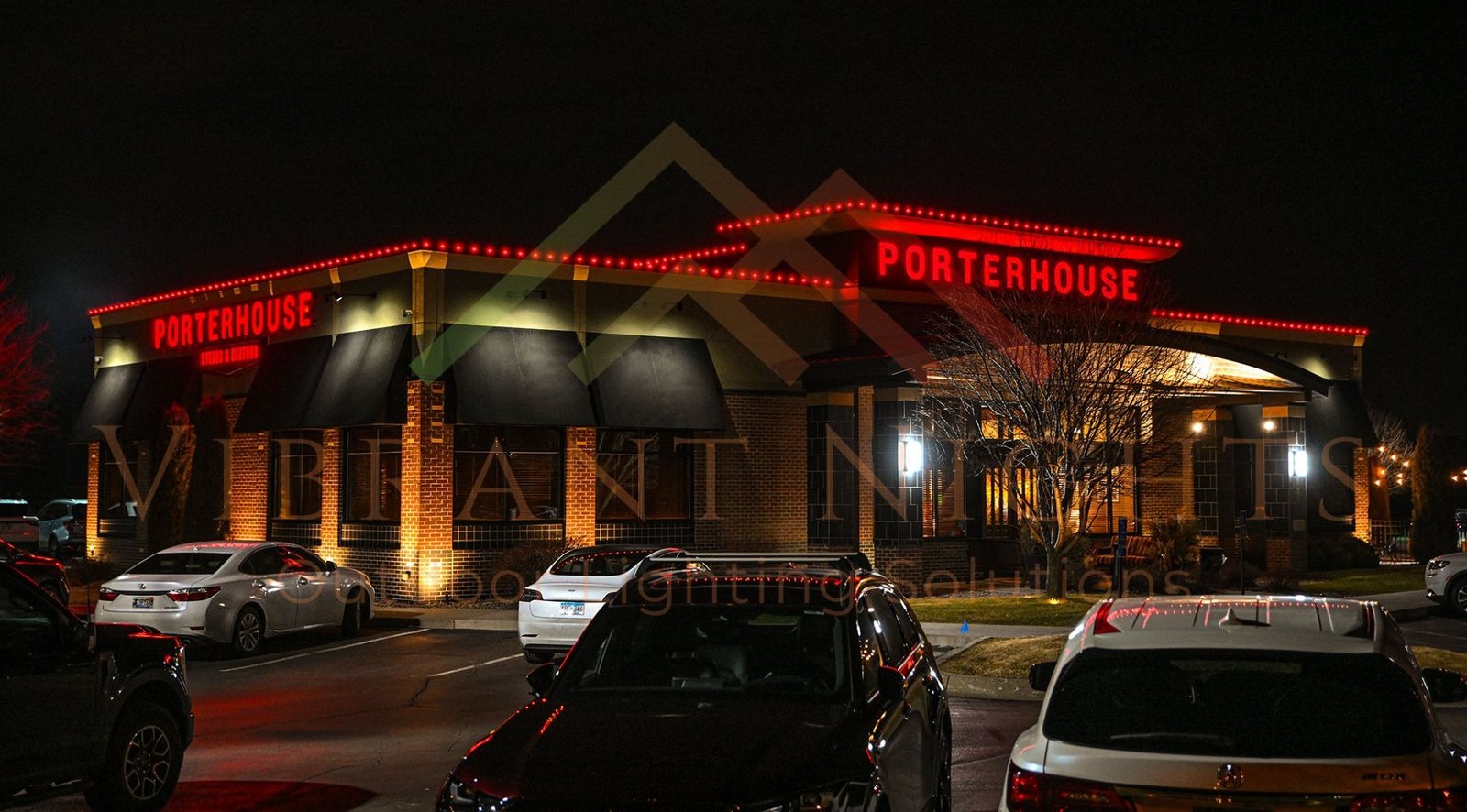 Porterhouse restaurant lighting