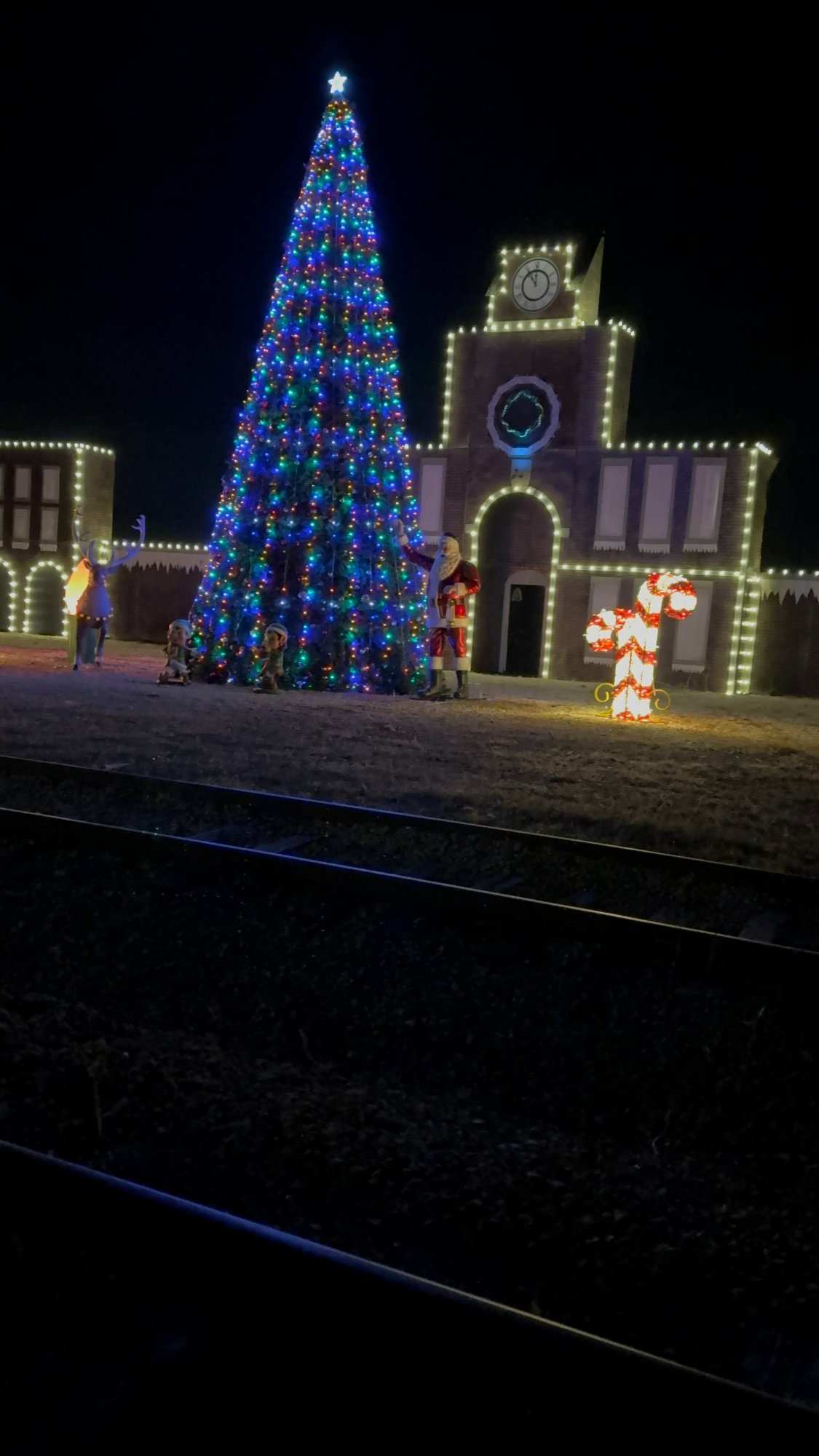 Christmas village display Kansas